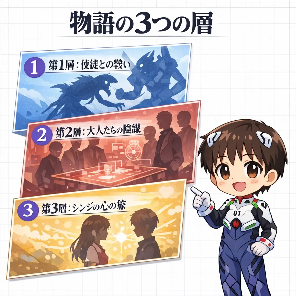 エヴァンゲリオンの基本ストーリーを簡潔に整理する - エヴァンゲリオン 結局どういう話