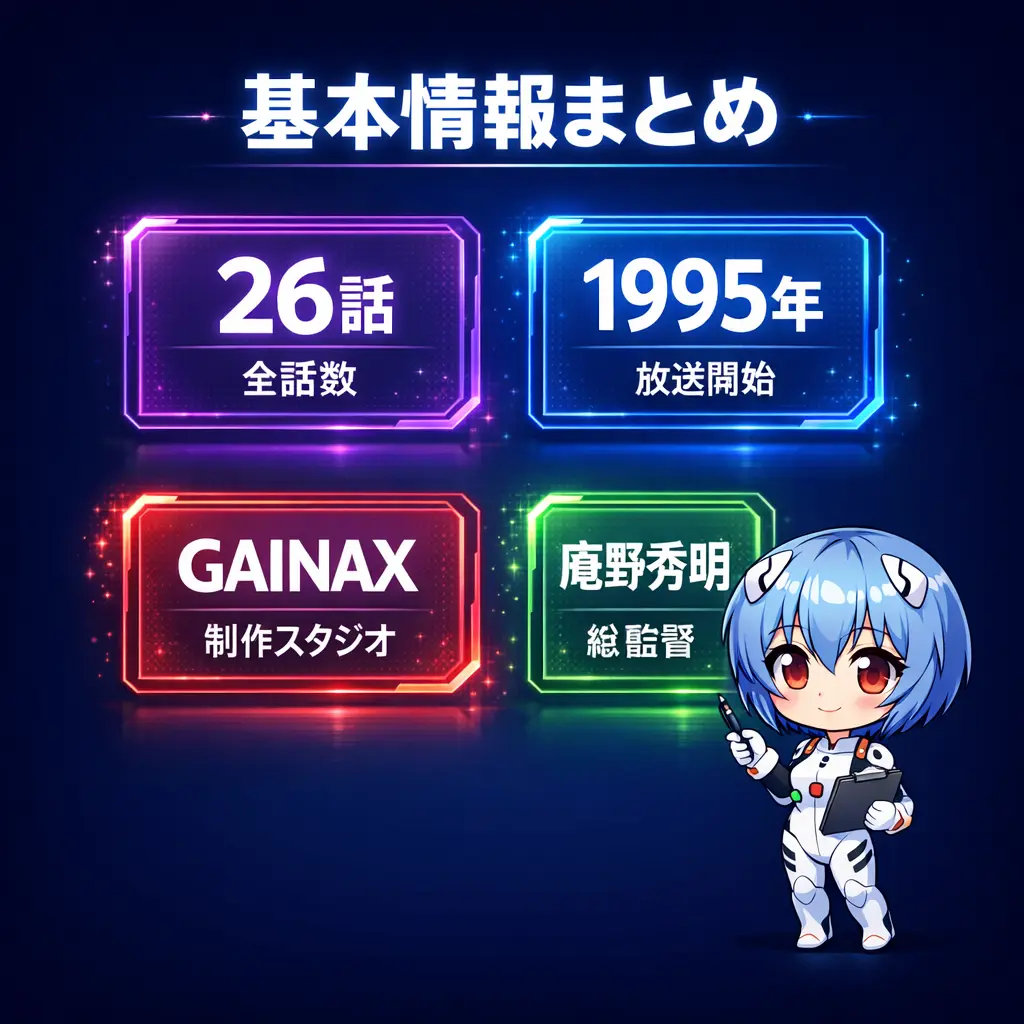 エヴァンゲリオン テレビ版の基本情報 - エヴァ テレビ版
