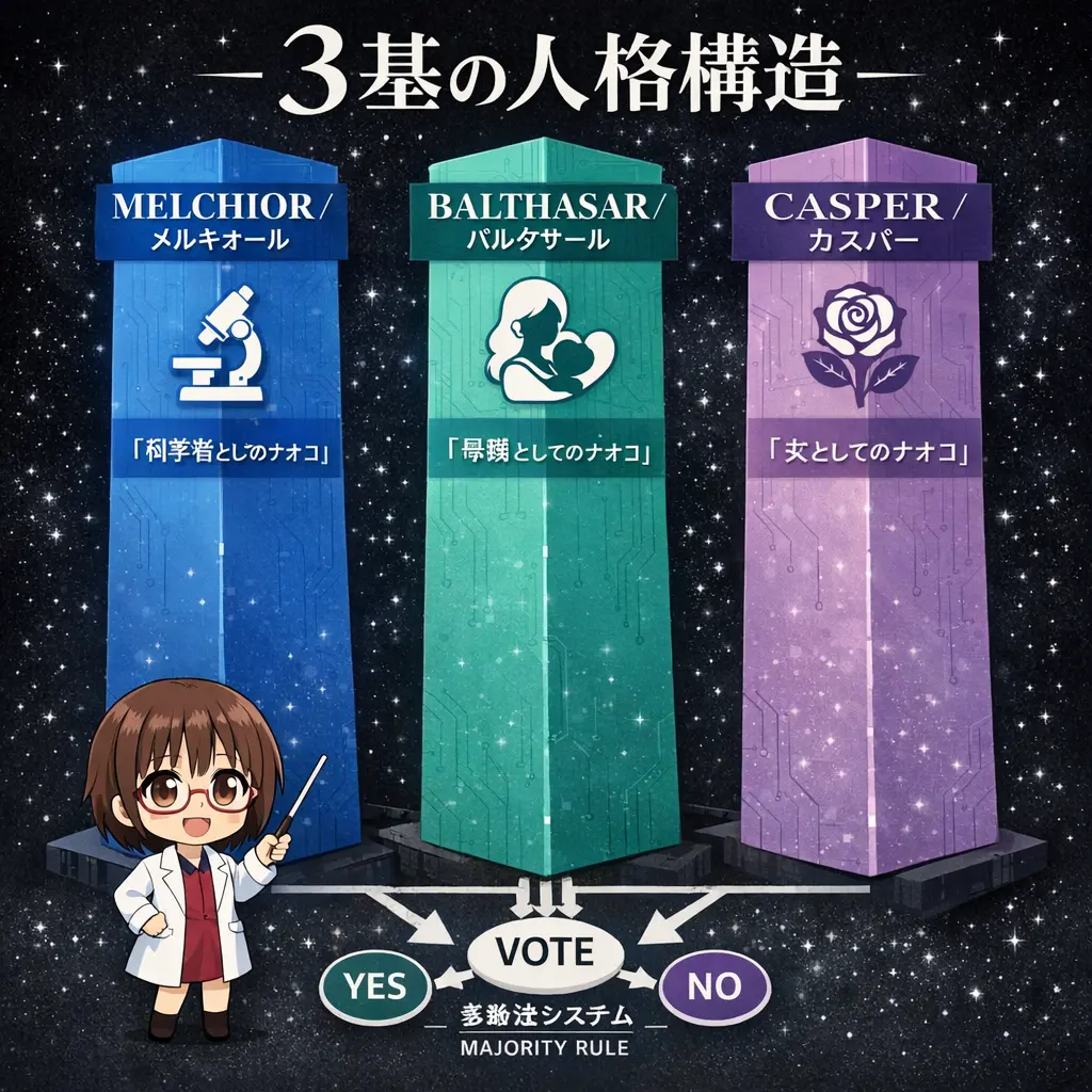 マギシステムの基本構造と三つの人格 - マギシステム 裏切り