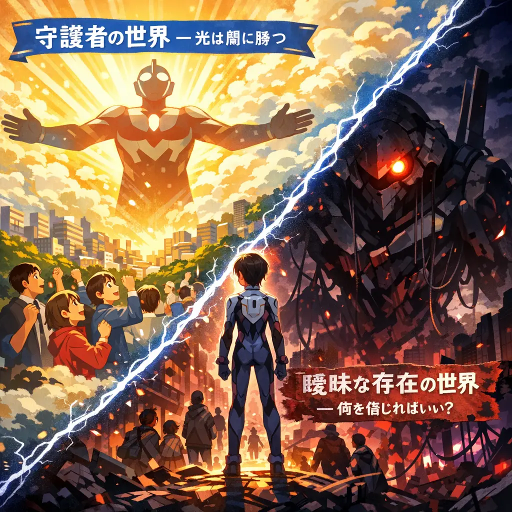 ウルトラマンとエヴァの思想的分岐点 - エヴァ ウルトラマン