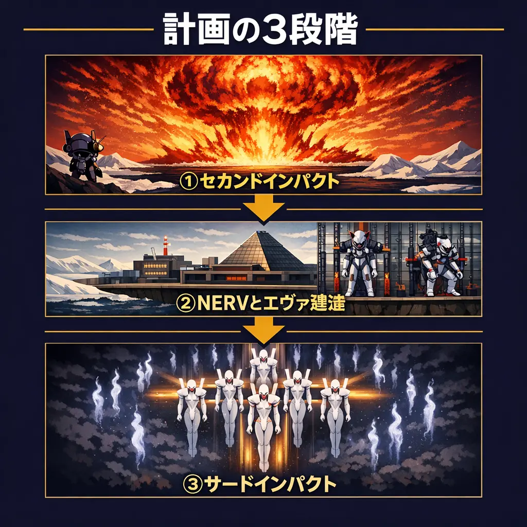 ゼーレのシナリオの具体的な段階 - ゼーレのシナリオ