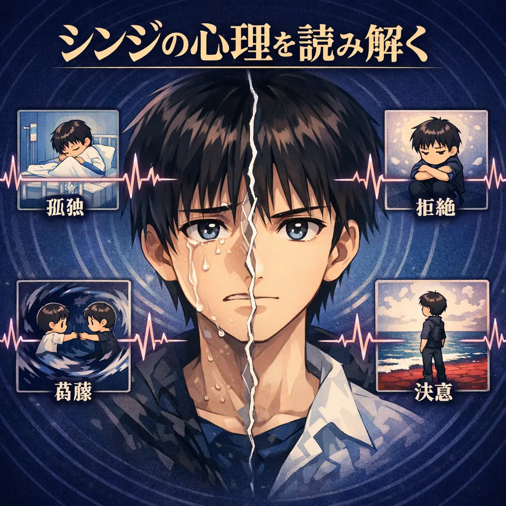 碇シンジの心理を読み解く - エヴァ 旧劇
