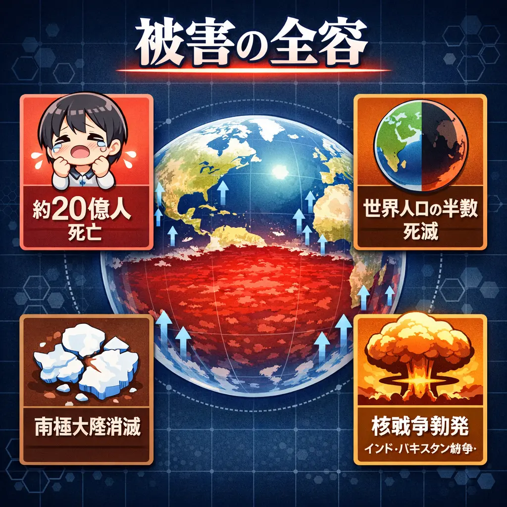 セカンドインパクトがもたらした世界規模の被害 - セカンドインパクト